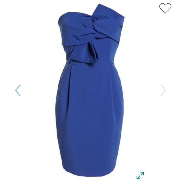 Strapless knot-detail cocktail dress - Picture 2 of 12